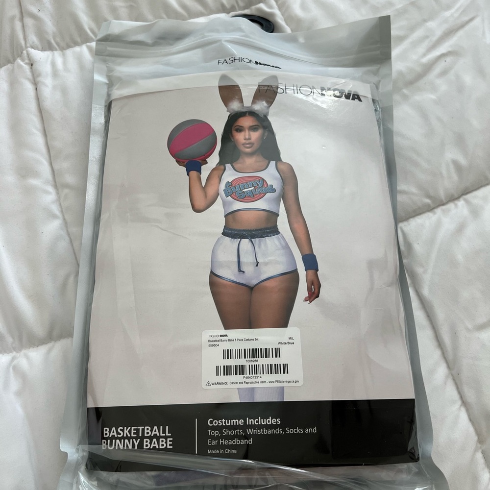 Fashion Nova Bunny Squad | Basketball Bunny Babe 5 Piece Costume Set